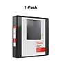 Staples 2" 3-Ring View Binder, D-Ring, Black (55400/26443)~#|#~s1216287_sc7