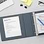 Staples 3" 3-Ring View Binder, D-Ring, Gray (ST60224)~#|#~s1216335_sc7
