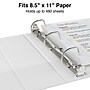 Staples 1" 3-Ring View Binders, D-Ring, Black, 12/Pack (26431CT)~#|#~s1216509_sc7