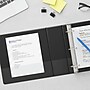 Staples 1 1/2" 3-Ring View Binder, D-Ring, Black (55398/26437)~#|#~s1216574_sc7