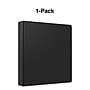 Staples 2" 3-Ring Non-View Binder, Black (ST26587-CC)~#|#~s1216709_sc7