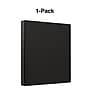 Staples 1" 3-Ring Non-View Binder, Black (ST26645-CC)~#|#~s1216721_sc7