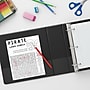 Staples 1" 3-Ring View Binders, Black, 12/Pack (23733/21685)~#|#~s1216747_sc7