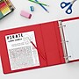 Staples 3" 3-Ring Non-View Binder, Red (ST26589-CC)~#|#~s1216750_sc7