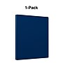 Staples 1/2" 3-Ring Non-View Binder, Navy (ST26648-CC)~#|#~s1216763_sc7