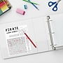 Staples 2" 3-Ring View Binder, White (ST23725-CC)~#|#~s1216783_sc7