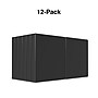 Staples 1 1/2" 3-Ring View Binders, Black, 12/Pack (23727/21687)~#|#~s1216808_sc7