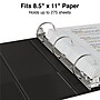 Staples 1 1/2" 3-Ring View Binders, Black, 12/Pack (23727/21687)~#|#~s1216815_sc7