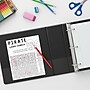 Staples 1" 3-Ring View Binder, Black (ST23733-CC)~#|#~s1216824_sc7