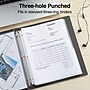 Staples Poly Binder Pocket, 3-Hole Punched, Clear, 5/Pack (ST15159-CC)~#|#~s1216927_sc7