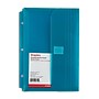 Staples Gussetted Binder Pocket, 3-Hole Punched, Assorted Colors (40030)~#|#~s1216932_sc7