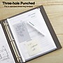 Staples Poly Zipper Pouch, 3-Hole Punched, Clear (ST26190-CC)~#|#~s1216935_sc7
