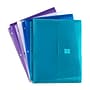 Staples® Binder Pocket, 3-Hole Punched, Assorted Colors (13742-CC)~#|#~s1216943_sc7