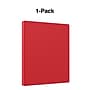 Staples 1/2" 3-Ring Non-View Binder, Red (ST26852-CC)~#|#~s1216958_sc7