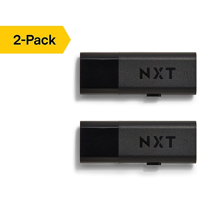 NXT Technologies™ 64GB USB 3.0 Type A Flash Drive, Black, 2/Pack