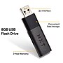 NXT Technologies™ 8GB USB 2.0 Type A Flash Drive, Black (NX27987-US/CC)~#|#~s1217132_sc7