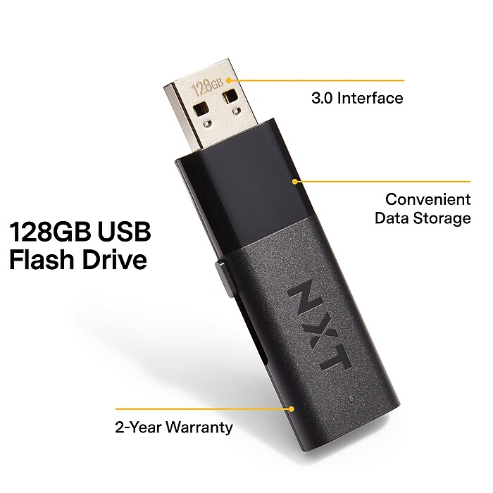G1804 未開封　I-O DATA 6TB USB 3.2 Gen1 NXT Technologies™ 128GB USB 3.0 Type A Flash Drive, Black (NX27998