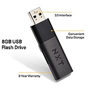NXT Technologies™ 8GB USB 2.0 Flash Drive, 5/Pack (NX28194)