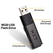 NXT Technologies™ 16GB USB 3.0 Flash Drive (NX27995)