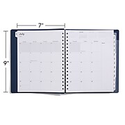 2022-2023 Staples Academic 7" x 9" Weekly & Monthly Planner, Blue (ST60360-22)
