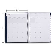 2022-2023 Staples Academic 8" x 11" Weekly & Monthly Planner, Navy (ST60358-22)