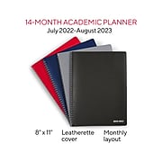 2022-2023 Staples Academic 8" x 11" Monthly Planner, Assorted Colors, Each (ST11604-22)