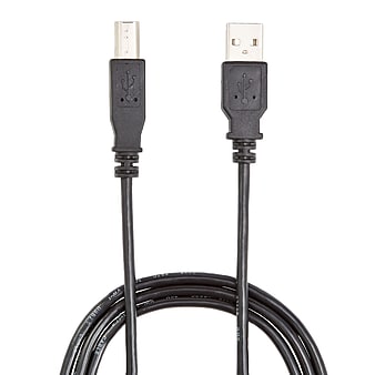 NXT Technologies™ 6' USB A Male/B Male, Black (NX29749)