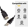 NXT Technologies™ 15' USB A to USB A Cable, Male to Female, Black (NX29741)~#|#~s1217798_sc7