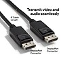 NXT Technologies™ 6' Display Port to Display Port Audio/Video Cable, Male to Male, Black (NX60395)~#|#~s1217806_sc7