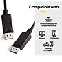 NXT Technologies™ 6' Display Port to Display Port Audio/Video Cable, Male to Male, Black (NX60395)~#|#~s1217811_sc7