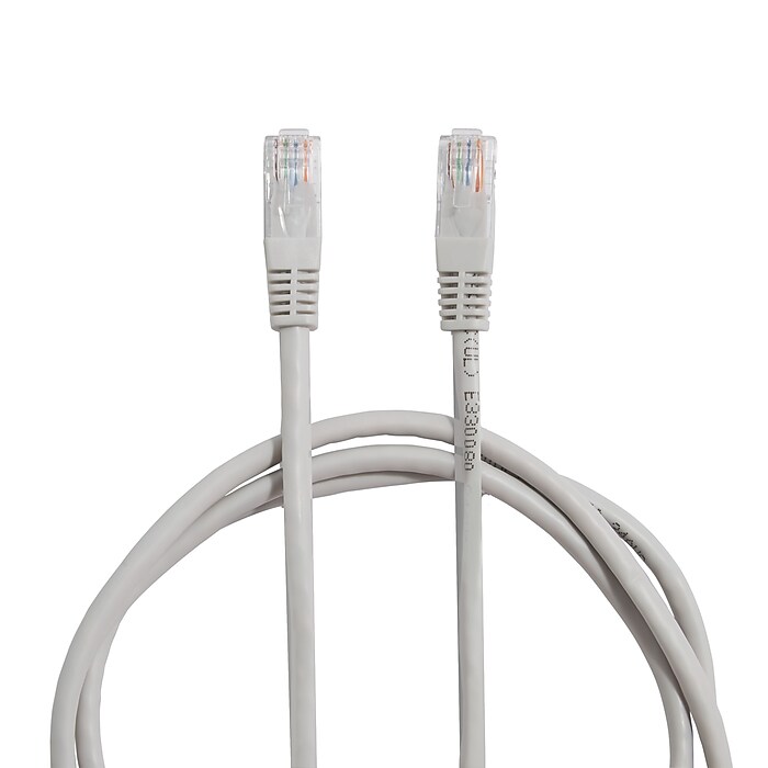 NXT Technologies™ NX56839 14' CAT-6 Cable, Gray | Staples