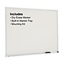 Staples Melamine Dry-Erase Whiteboard, Aluminum Frame, Less than 2' x 2' (75112B)~#|#~s1219421_sc7