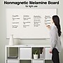 Staples Standard Durable Melamine Dry-Erase Whiteboard, Aluminum Frame, 5' x 3' (52676/28326)~#|#~s1219444_sc7