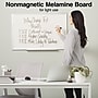 Staples Standard Durable Melamine Dry-Erase Whiteboard, Aluminum Frame, 3' x 2' (52674/28339)~#|#~s1219466_sc7