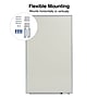 Staples Standard Durable Melamine Dry-Erase Whiteboard, Aluminum Frame, 5' x 3' (52676/28326)~#|#~s1219482_sc7