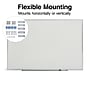 Staples Durable Magnetic Porcelain Dry-Erase Whiteboard, Aluminum Frame, 6' x 4' (52469/28332)~#|#~s1219513_sc7
