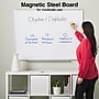 Staples Standard Durable Magnetic Steel Dry-Erase Whiteboard, Aluminum Frame, 4' x 3' (52473/28690)~#|#~s1219543_sc7