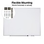 Staples Standard Durable Magnetic Steel Dry-Erase Whiteboard, Aluminum Frame, 4' x 3' (52473/28690)~#|#~s1219550_sc7