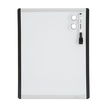 79280 Quartet Magnetic Dry Erase Board Black Frame 11 x 17 Whiteboard/White Board 