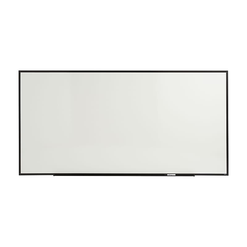 Staples Standard Durable Melamine Dry-Erase Whiteboard, Aluminum Frame, 8' x 4' (52684-CC) image 1