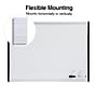 Staples Magnetic Steel Dry-Erase Whiteboard, Silver/Black, 1.5' x 2' (52484/28213)~#|#~s1219586_sc7
