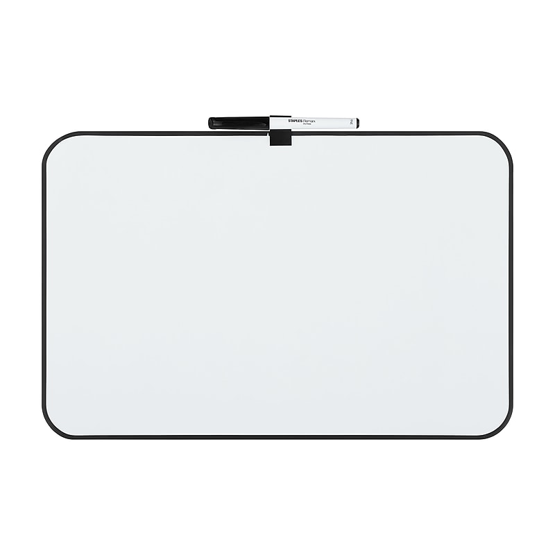 Staples Durable Melamine Dry-Erase Board, Plastic Frame, 11" x 17" (VMMC10112) image 1