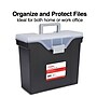 Staples File Box File Portable Tote, Letter Size, Black (140164/111108)~#|#~s1219616_sc7