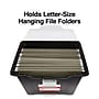 Staples File Box File Portable Tote, Letter Size, Black (140163/110997)~#|#~s1219626_sc7