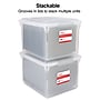 Staples Store & Slide Plastic File Box Latching, Letter/Legal Size, Clear (140167/139997)~#|#~s1219637_sc7