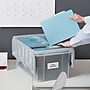 Staples Wing Lid File Totes, Letter Size, Clear (140166/139585)~#|#~s1219650_sc7