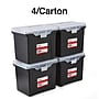 TRU RED™ Weather-Resistant File Box, Letter, Black, 4/Carton (TR57622CT)~#|#~s1219693_sc7