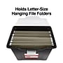 TRU RED™ Weather-Resistant File Box, Letter, Black, 4/Carton (TR57622CT)~#|#~s1219696_sc7