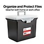 TRU RED™ Weather-Resistant File Box, Letter, Black, 4/Carton (TR57622CT)~#|#~s1219697_sc7