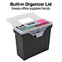 TRU RED™ Slim Portable File Tote, Letter Size, Black, 5/Carton (TR58297CT)~#|#~s1219702_sc7